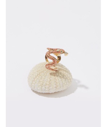 BAGUE EVE SERPENT EMAIL ROSE ET OR prix pour 