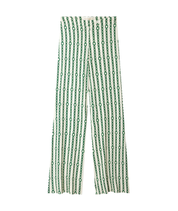 PANTALON GIUDECCA CHAINE VERT pas cheres