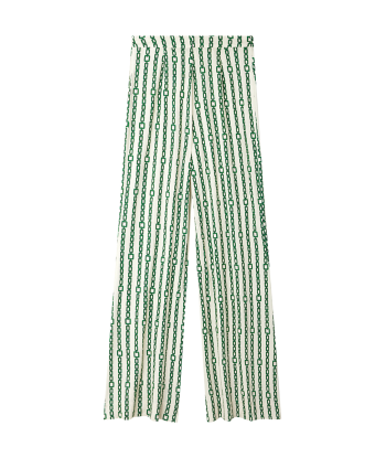 PANTALON GIUDECCA CHAINE VERT pas cheres