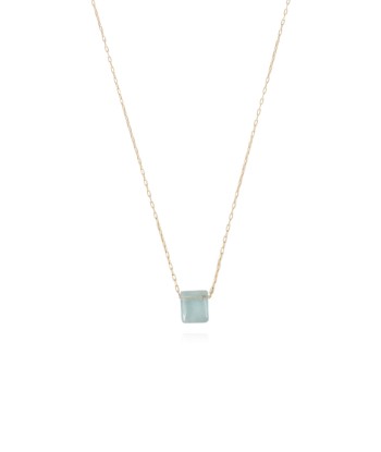 COLLIER CHICLET AQUAMARINE acheter