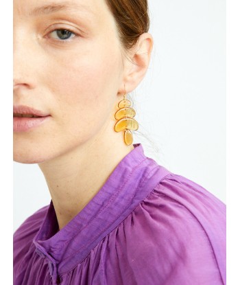 BOUCLES D'OREILLES PETIT TOTEME EN CITRINE Le MVP de beaucoup