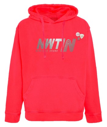 Hoodie jagger neon pink "OFFICIAL" brillant des détails fins