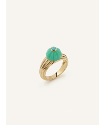 BAGUE GELATO CHRYSOPRASE ET TURQUOISE meilleur choix