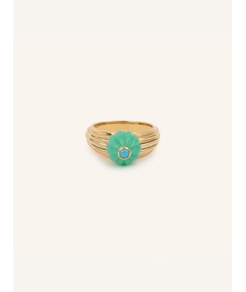 BAGUE GELATO CHRYSOPRASE ET TURQUOISE meilleur choix