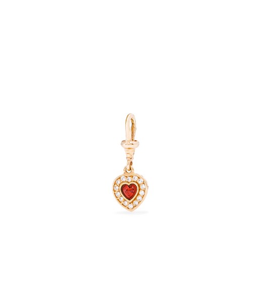 CHARM PAVE DIAMANT COEUR En savoir plus