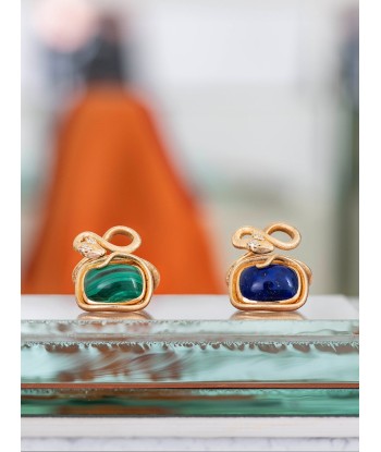 BAGUE SERPENT 18K MALACHITE ou a consommer sur place