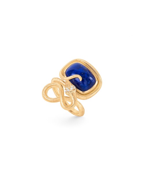 BAGUE SERPENT 18K LAPI LAZULI plus qu'un jeu 