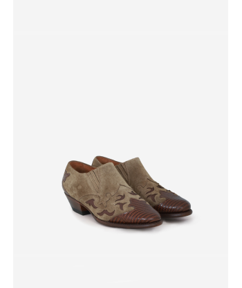 BOTTINES MAGIC SUEDE LEZARD BROWN ouvre sa boutique