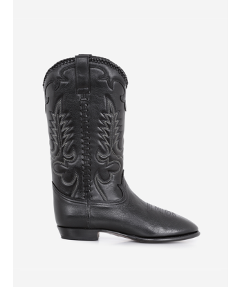 BOTTES MIDNIGHT WESTERN BLACK pas chere