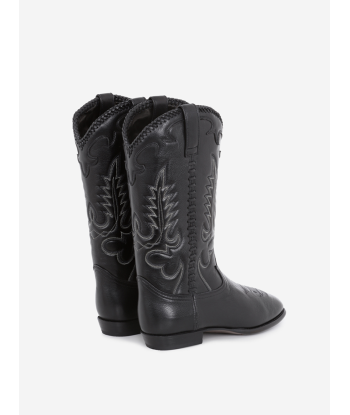 BOTTES MIDNIGHT WESTERN BLACK pas chere