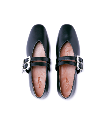 CLAUDIA SLIPPER CUIR NOIR le concept de la Pate a emporter 