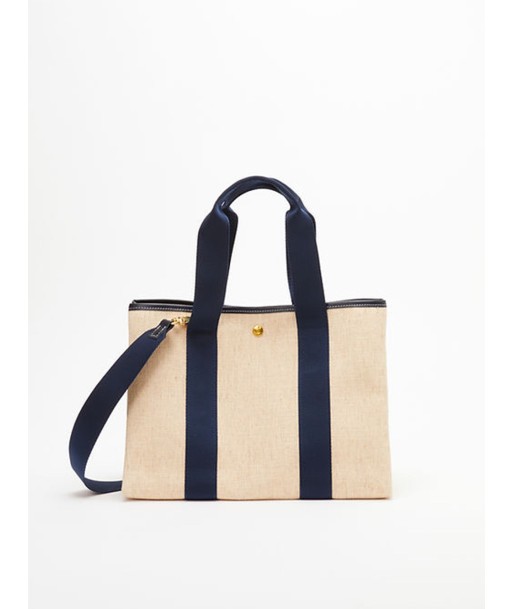 SAC TRAVERSÉE M LINEN NAVY le concept de la Pate a emporter 