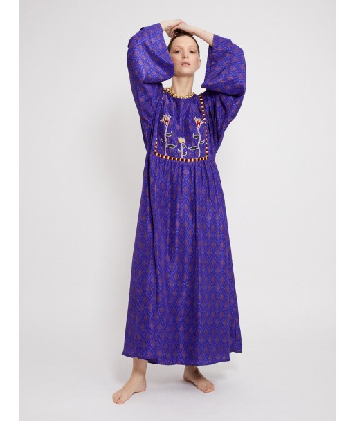 ROBE DEVA VIOLETTE EN SOIE acheter en ligne