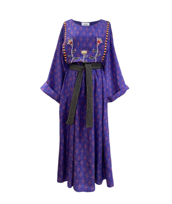 ROBE DEVA VIOLETTE EN SOIE acheter en ligne