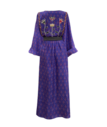 ROBE DEVA VIOLETTE EN SOIE acheter en ligne