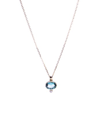 COLLIER PENDENTIF TOURMALINE 18K en ligne