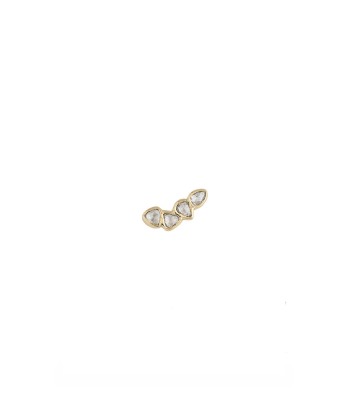 BOUCLES D'OREILLES DIAMANTS CHAMPAGNE outlet