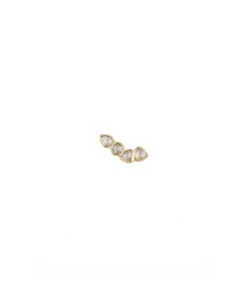 BOUCLES D'OREILLES DIAMANTS CHAMPAGNE outlet