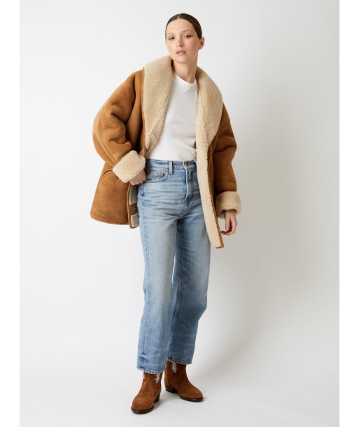 MANTEAU TATOOSH SHEARLING CAMEL de la marque