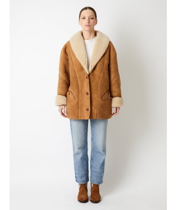 MANTEAU TATOOSH SHEARLING CAMEL de la marque