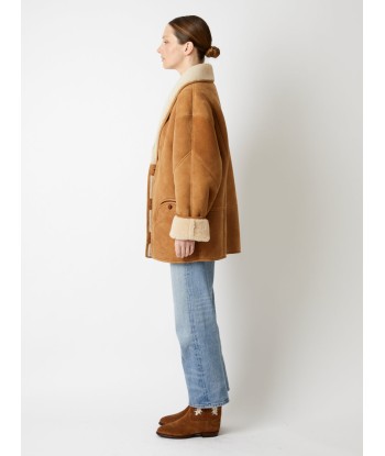 MANTEAU TATOOSH SHEARLING CAMEL de la marque