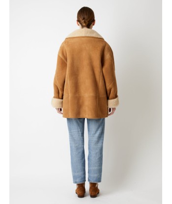 MANTEAU TATOOSH SHEARLING CAMEL de la marque