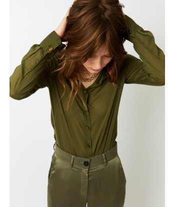 CHEMISE VOILE OLIVE le des métaux précieux