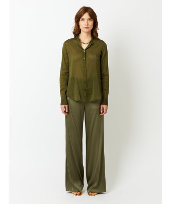 CHEMISE VOILE OLIVE le des métaux précieux