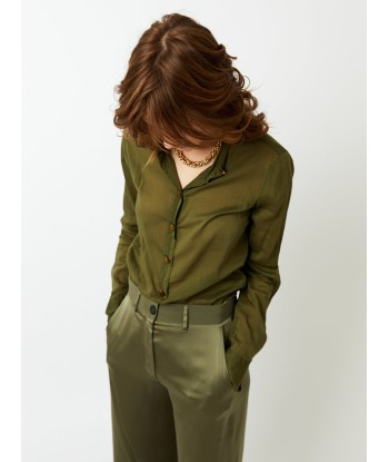 CHEMISE VOILE OLIVE le des métaux précieux