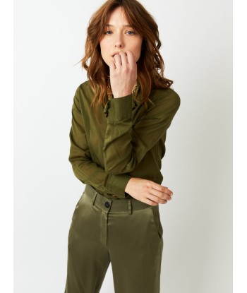 CHEMISE VOILE OLIVE le des métaux précieux