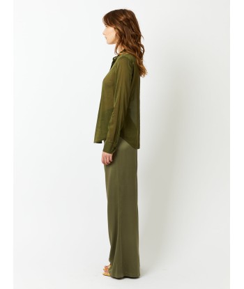 CHEMISE VOILE OLIVE le des métaux précieux