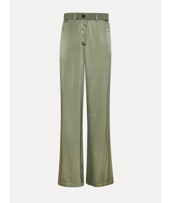 PANTALON SARTORIAL SOIE OLIVE acheter