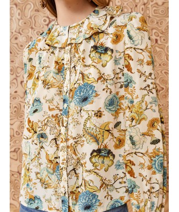 BLOUSE VERON FLORA brillant des détails fins