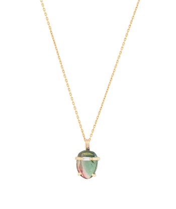 COLLIER TOURMALINE ET DIAMANT BAGUETTE hantent personnes