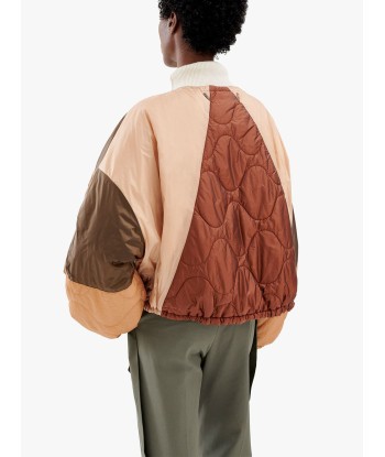 BOMBER PATCHWORK PARACHUTE MOCHA BROWN le concept de la Pate a emporter 