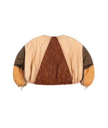 BOMBER PATCHWORK PARACHUTE MOCHA BROWN le concept de la Pate a emporter 