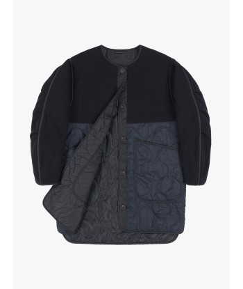 VESTE WOOL QUILT NAVY meilleur choix