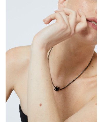 COLLIER CUBIX LOVE ONYX ET PERLES DE DIAMANT NOIR 50-70% off 