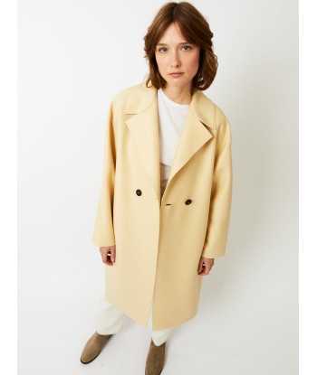 MANTEAU DROPPED SHOULDER VANILLA pas cheres