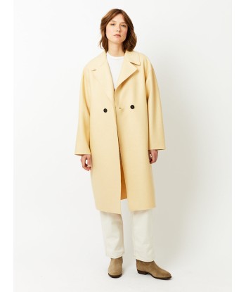 MANTEAU DROPPED SHOULDER VANILLA pas cheres