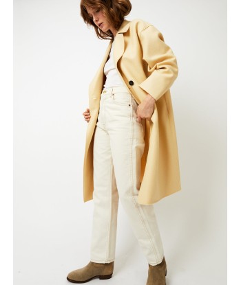 MANTEAU DROPPED SHOULDER VANILLA pas cheres