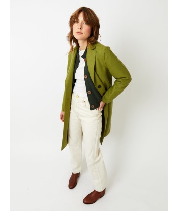 MANTEAU OVERCOAT PRESSED WOOL PERIDOT Vous souhaitez 