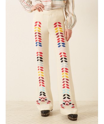 PANTALON CHARLIE IVORY PRISM en linge