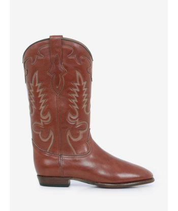 BOTTES MIDNIGHT LEATHER COGNAC à prix réduit toute l'année