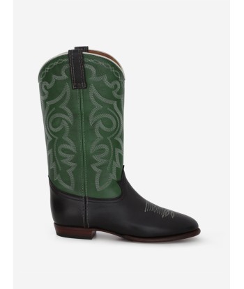 BOTTES MIDNIGHT WANDER GREEN BLACK solde