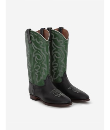 BOTTES MIDNIGHT WANDER GREEN BLACK solde