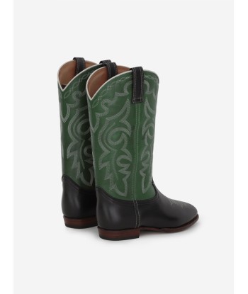 BOTTES MIDNIGHT WANDER GREEN BLACK solde