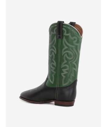 BOTTES MIDNIGHT WANDER GREEN BLACK solde