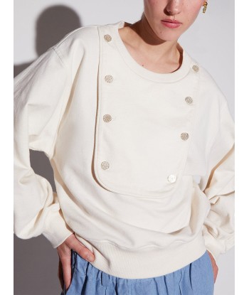 SWEATSHIRT POPPY CREAM vous aussi creer 