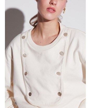 SWEATSHIRT POPPY CREAM vous aussi creer 